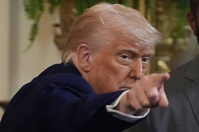 도널드 트럼프 미국 대통령. [AP]