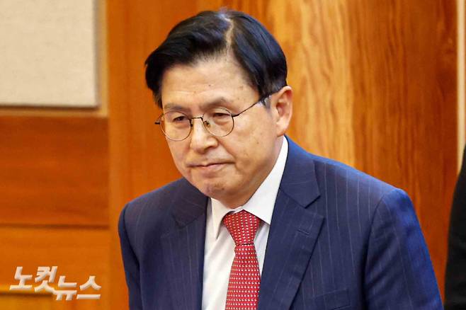 무소속 황교안 후보. 사진공동취재단