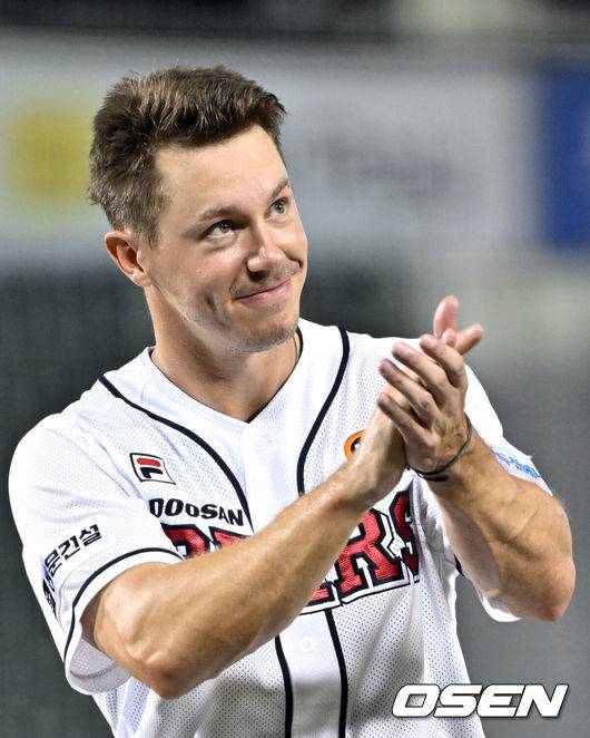 [OSEN=조은정 기자] 두산 제러드 영. 2024.08.07 /cej@osen.co.kr