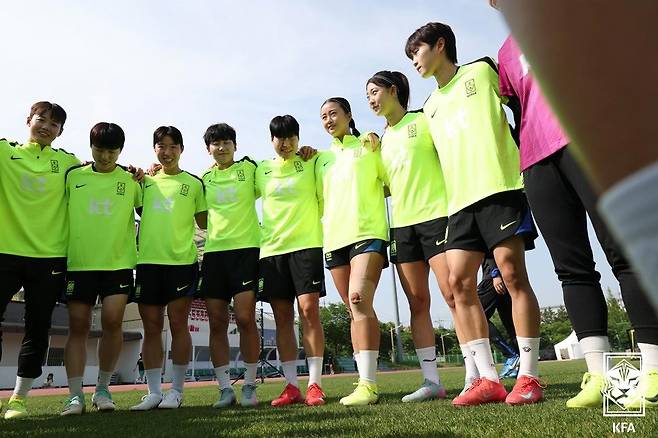 여자축구대표팀(대한축구협회 제공)