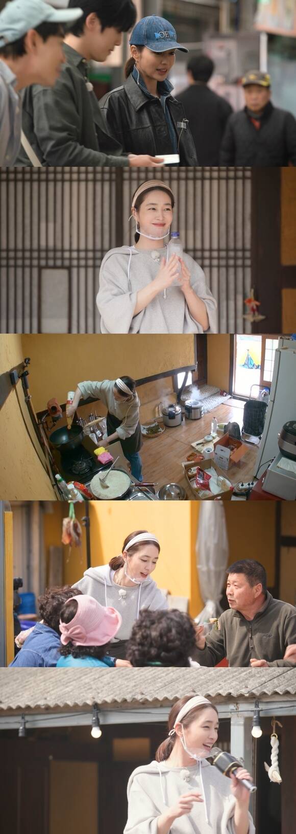 배우 이민정이 '가는정 오는정 이민정'에서 시골 마을 어르신들을 위해 이동식 편의점을 운영하고 요리하는 등 활약한다. /KBS2