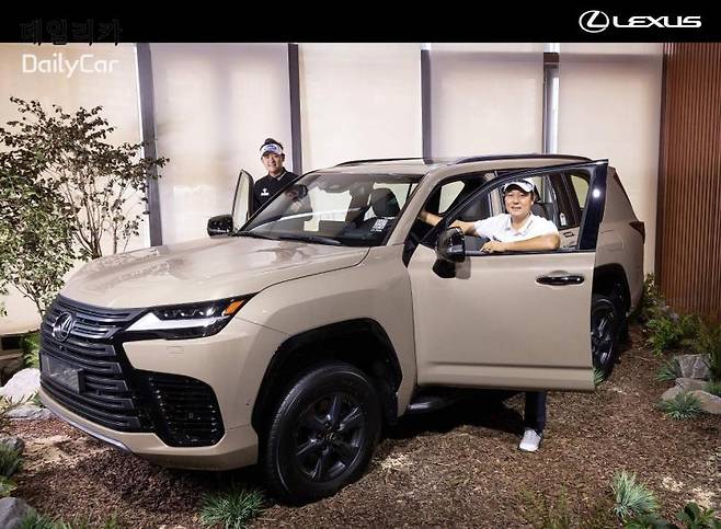 렉서스, 팀 렉서스 박상현 함정우 선수에게 LX 700h 제공