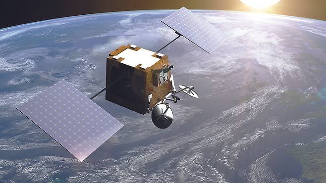 원웹의 1세대 저궤도 위성 이미지 [출처 = 유텔셋 원웹]