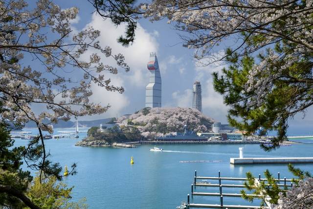 경남 창원시 진해해양공원 전경. 창원시청 제공