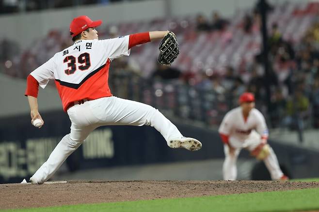 ▲ 곽도규가 없는 상황에서 최지민은 반드시 빠르게 실마리를 찾아야 하는 선수다 ⓒKIA타이거즈