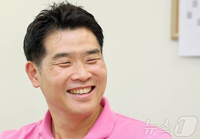 프로농구 창원 LG의 28년 만의 우승을 이끈 조상현 감독이 28일 서울 종로구 뉴스1 사옥에서 뉴스1과 인터뷰를 하고 있다. 2025.5.28/뉴스1 ⓒ News1 김진환 기자