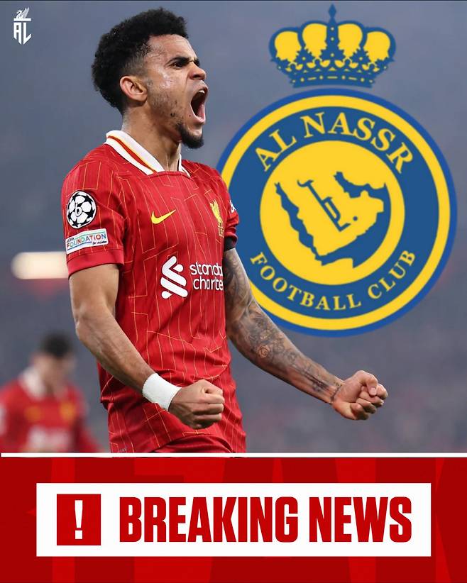 [스포츠조선 강우진 기자]리버풀의 공격 듀오가 사우디아라비아로 향할 수도 있다. 루이스 디아스와 다윈 누녜스의 이야기다.

영국 기브미스포츠는 31일(한국시각) "루이스 디아스와 다윈 누녜스가 사우디 프로리그로 이적할 가능성이 제기되고 있다"라며 "이는 크리스티아누 호날두가 알나스르를 떠날 것으로 예상되면서 생긴 상황"이라고 보도했다. 사진=SNS