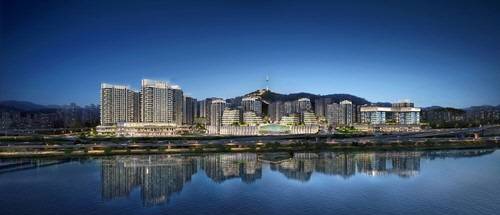 '아크로 한남' 단지 투시도. DL이앤씨