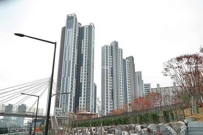 서울 성동구 서울숲리버뷰자이. 네이버지도 갈무리