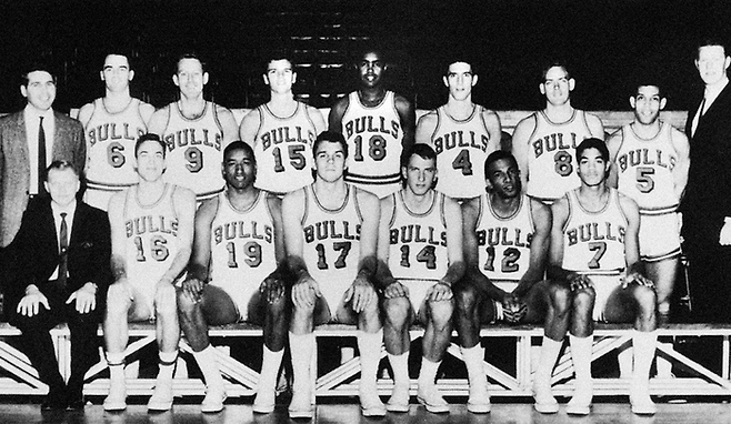 초창기 시카고 불스 선수단