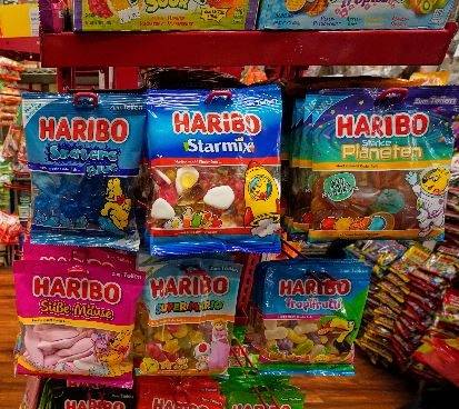 미국 상점에 전시된 하리보 젤리. AP 뉴시스