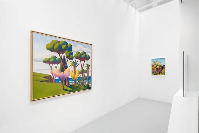 살보(Salvo) 개인전 《Salvo, in Viaggio》 설치전경, 글래드스톤, 서울, 2025 © Archivio SalvoCourtesy of Archivio Salvo and Gladstone 사진: 전병철 *재판매 및 DB 금지