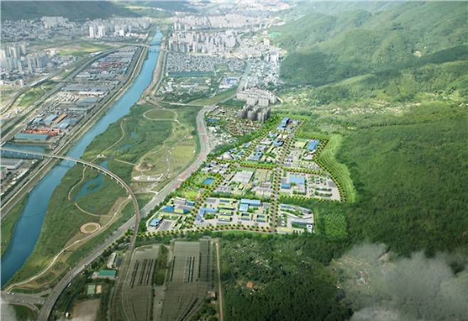 양산 가산일반산업단지. 경남도청 제공