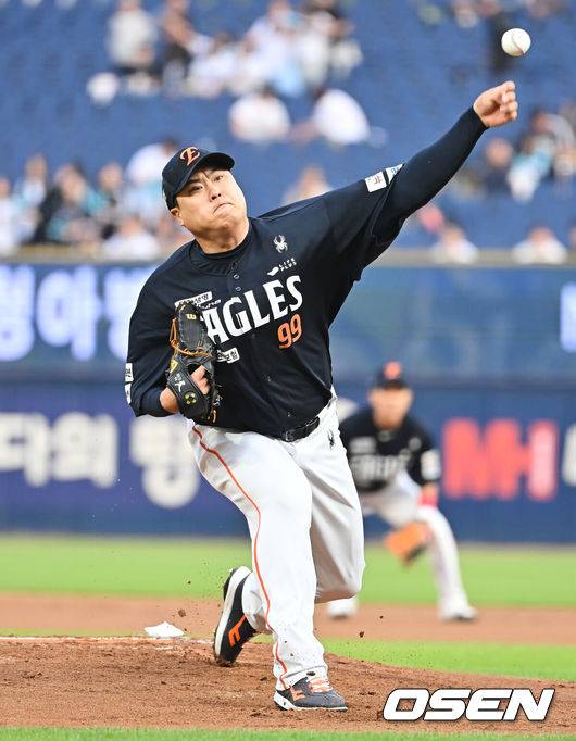 [OSEN=창원, 이석우 기자] 한화 이글스 류현진 004 2025.05.30 / foto0307@osen.co.kr