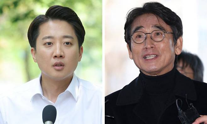 개혁신당 이준석 대선 후보(왼쪽), 유시민 전 노무현재단 이사장. 연합·뉴시스