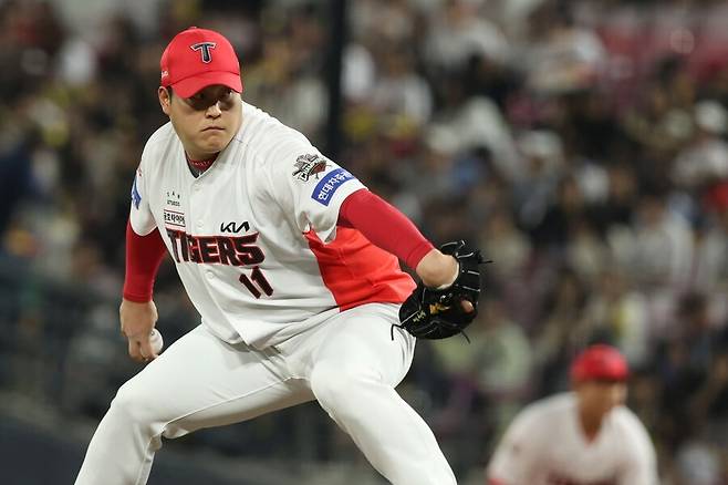 ▲ 5월 들어 성적이 추락하며 우려를 모으고 있는 조상우 ⓒKIA타이거즈