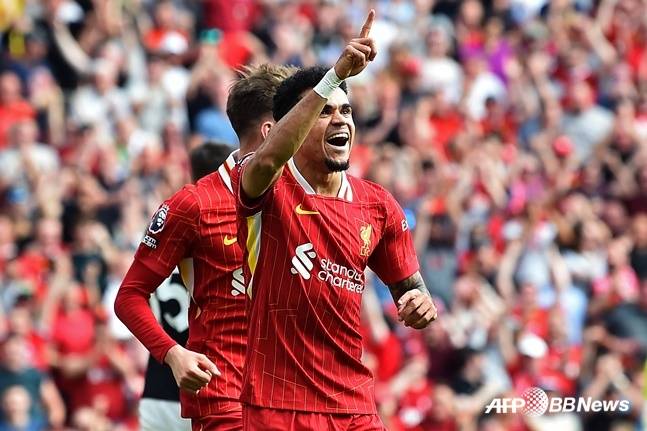 리버풀 공격수 루이스 디아즈. /AFPBBNews=뉴스1