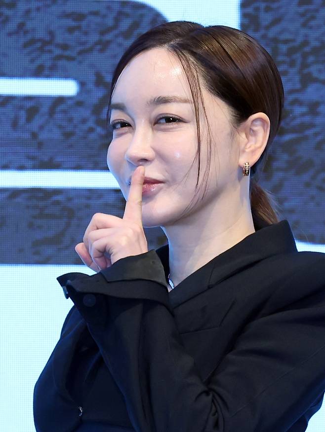 (서울=뉴스1) 황기선 기자 = 배우 김혜은이 25일 오후 서울 구로구 더세인트웨딩에서 열린 KBS2 특별기획 주말드라마 '다리미 패밀리' 제작발표회에서 포즈를 취하고 있다. 2024.9.25/뉴스1  Copyright (C) 뉴스1. All rights reserved. 무단 전재 및 재배포,  AI학습 이용 금지. /사진=(서울=뉴스1) 황기선 기자