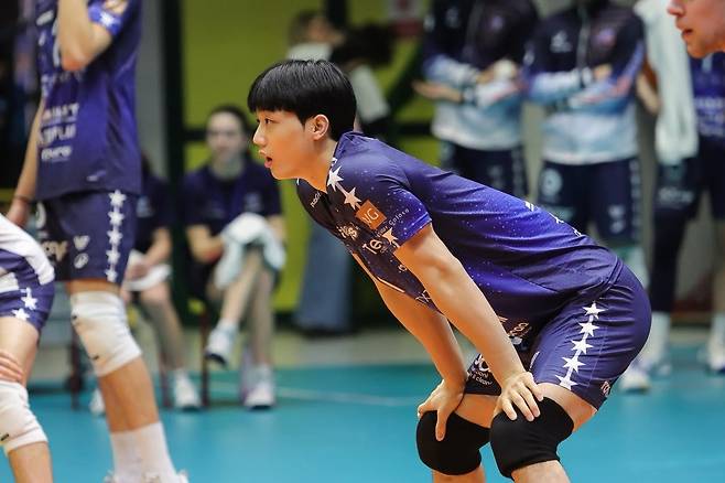 이탈리아 몬차에서 뛴 이우진 [몬차 구단 홈피 캡처. 재판매 및 DB 금지]