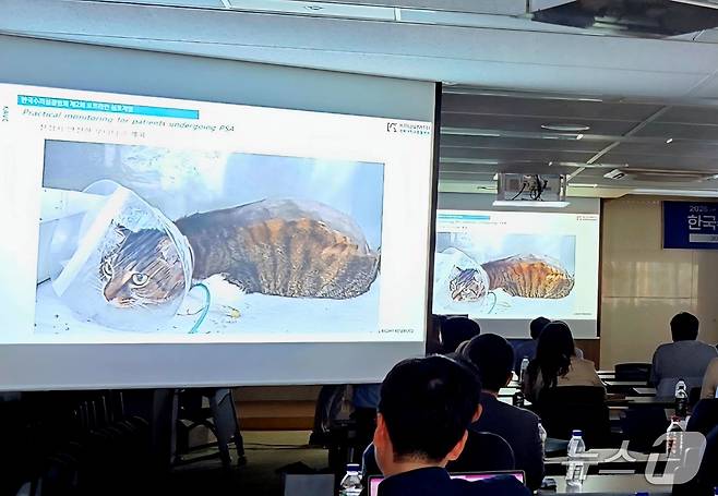 한국수의심장협회 오프라인 심포지엄(KCVS)이 1일 서울 동작구 유한양행 본사에서 열렸다. ⓒ 뉴스1