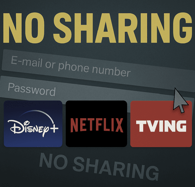 OTT 공유 금지 (이미지=챗GPT4)