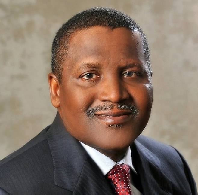 단고테그룹의 알리코 단고테 회장./페이스북