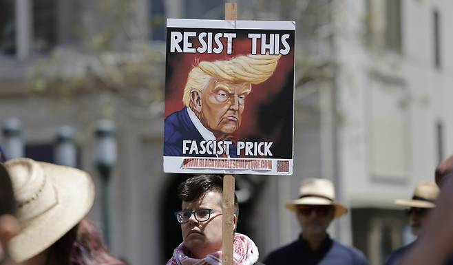 미국 반트럼프 시위. [사진=EPA/연합뉴스]