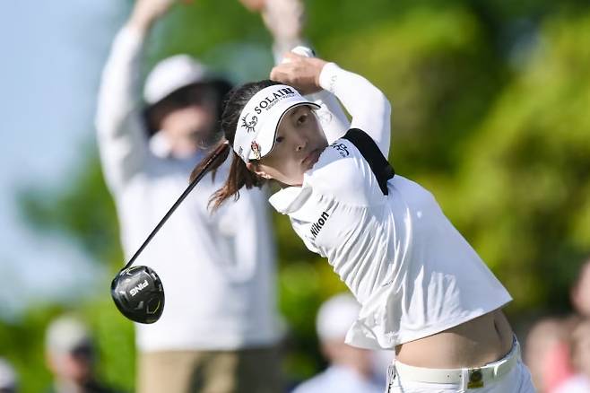 고진영이 US여자오픈 셋째날 공동 13위를 기록했다./사진=로이터