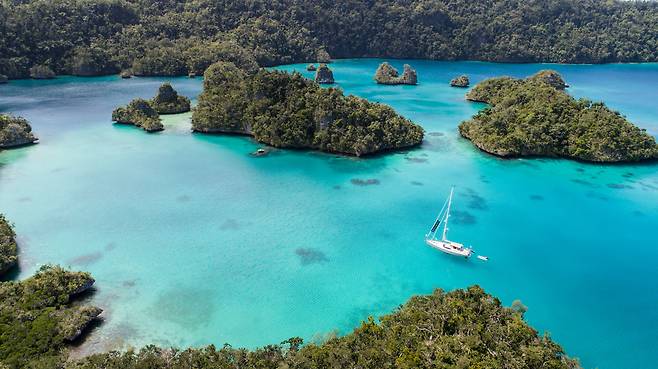 피지 오이스터 랠리 요트 [피지항공 제공]