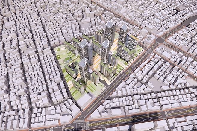 중랑구 면목7구역 조감도