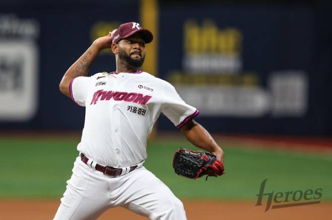 라울 알칸타라. 키움 히어로즈 제공