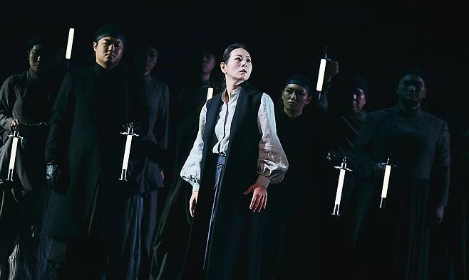 예술의전당 신작 오페라 ‘더 라이징 월드’의 한 장면. 예술의전당 제공