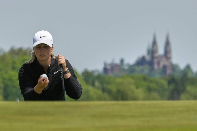 단독 선두에 나선 마야 스타르크. 사진 제공=AP연합뉴스