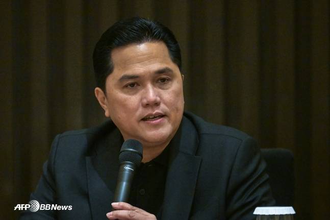 에릭 토히르 인도네시아축구협회장./AFPBBNews=뉴스1