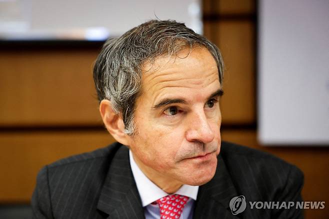라파엘 그로시 IAEA 사무총장 [로이터 연합뉴스 자료사진. 재판매 및 DB 금지]