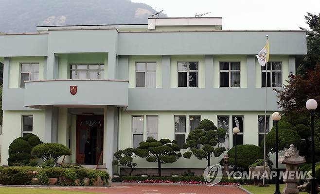주한교황대사관(2014년 8월 모습) [연합뉴스 자료사진]