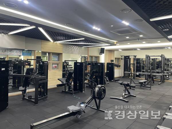 AI 기반 운동기구가 도입된 울산 울주군 온산문화체육센터. 울주군시설관리공단 제공