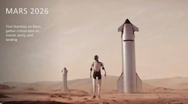 일론 머스크가 향후 화성 탐사 계획에 대한 업데이트 내용을 담은 프리젠테이션 영상을 발표했다. (출처=스페이스X)