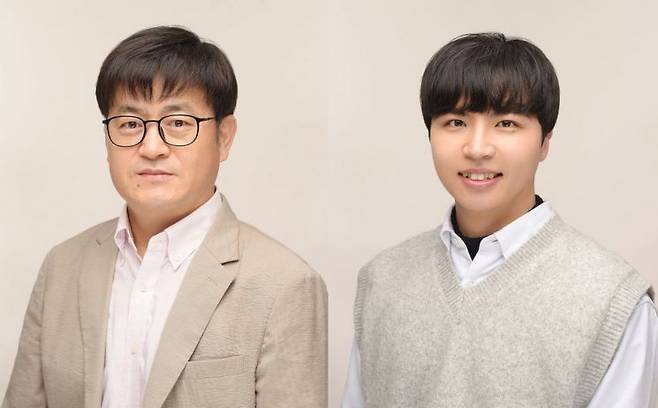 이재광 교수, 진영록 박사과정생. 부산대  제공