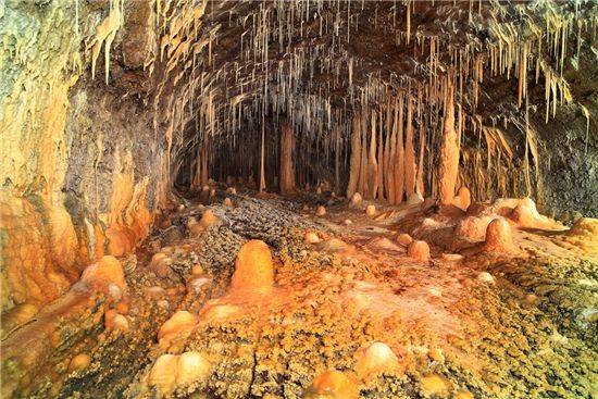 유네스코 세계자연유산에 등재된 제주 용암동굴