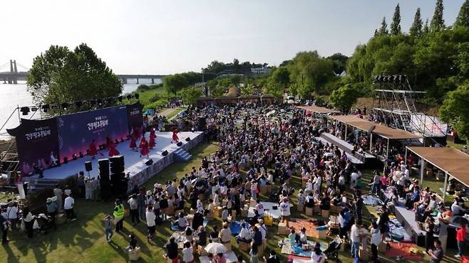 2024 고양행주문화제 '통제영무예단'. 고양특례시 제겅