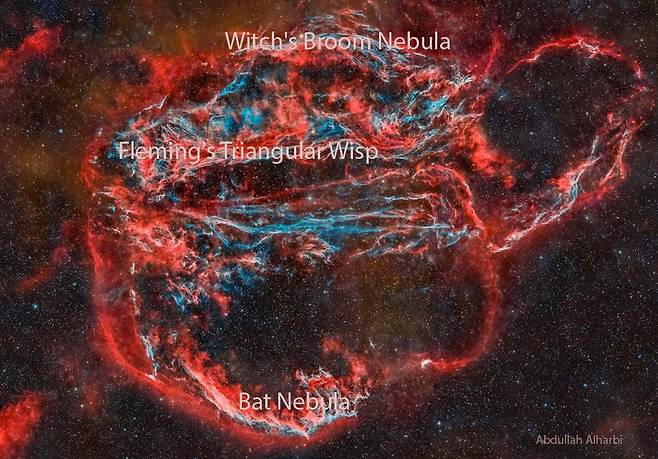 Veil Nebula: Wisps of an Ancient Supernova. /Abdullah Alharbi