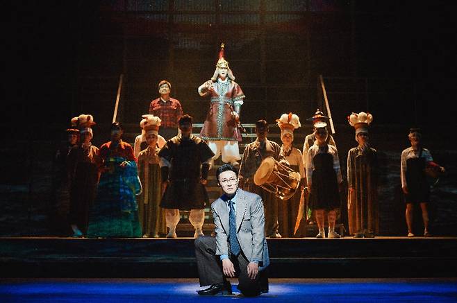 뮤지컬 ‘더 퍼스트 그레잇 쇼’는 한국 최초의 뮤지컬 제작기를 유쾌한 상상력으로 풀어낸다. 세종문화회관 제공