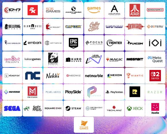 서머 게임 페스트 2025에 참가하는 게임사들. [사진=서머 게임 페스트]