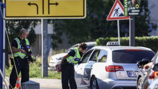 독일 국경 검문. EPA=연합뉴스