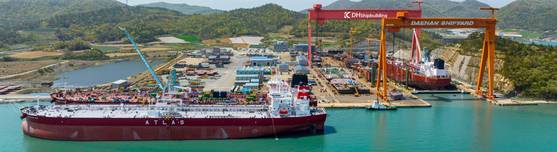 대한조선은 지난해 1581억원 영업이익을 올려 14.7% 사상 최대 영업이익률을 기록했다. 사진 대한조선