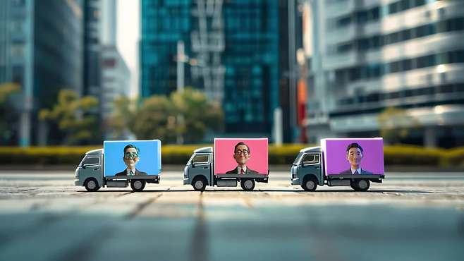 ▲ AI 접목 개표방송 영상