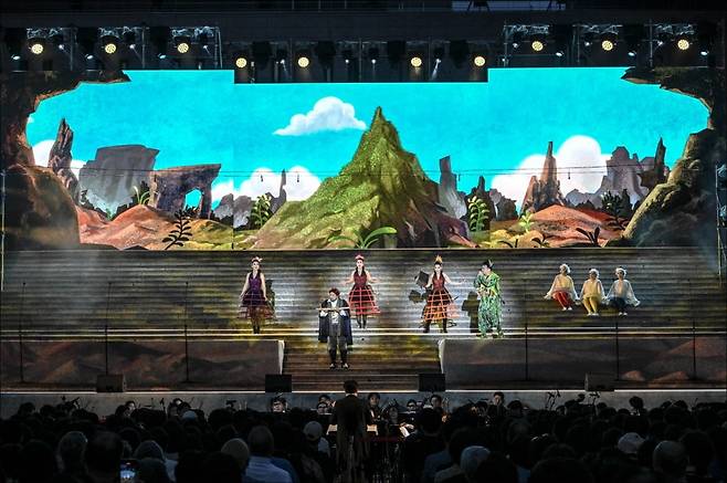 야외 오페라 마술피리 1막 장면 /(c)세종문화회관 제공