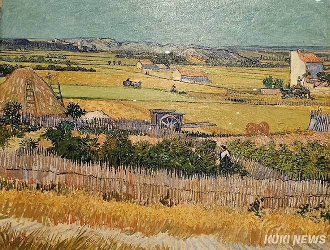 빈센트 반 고흐, 라 크로 평야의 수확, 1888년 6월, 반 고흐 미술관