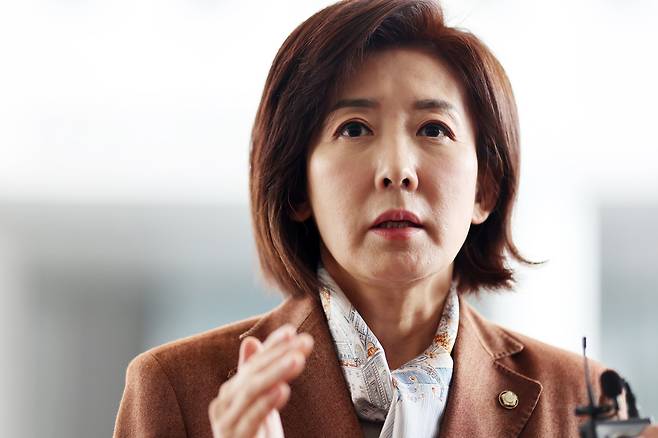 나경원 국민의힘 공동선거대책위원장 [연합]